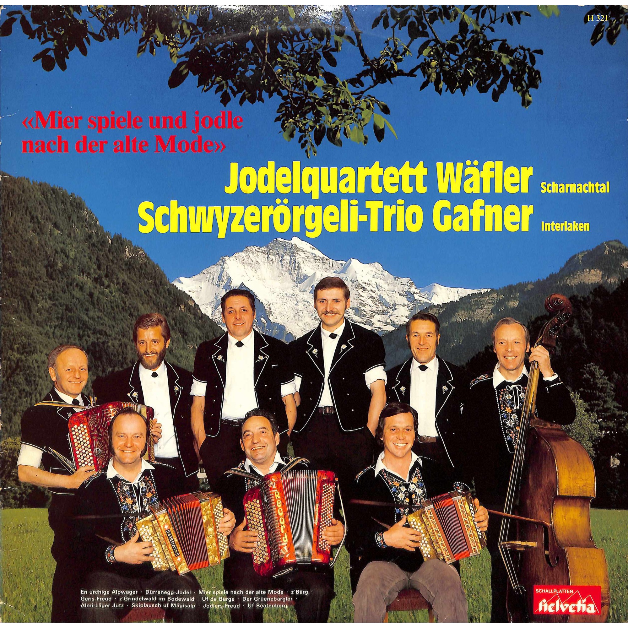 CD-Kopie von Vinyl: Jodelquartett Wäfler Scharnachtal, ST Gafner Interlaken - 1982 CD-Kopie von Vinyl: Jodelquartett Wäfler Scharnachtal, ST Gafner Interlaken - 1982