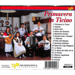 CD-Kopie: Primavera in Ticino - Gruppo Folcloristico Barcarola