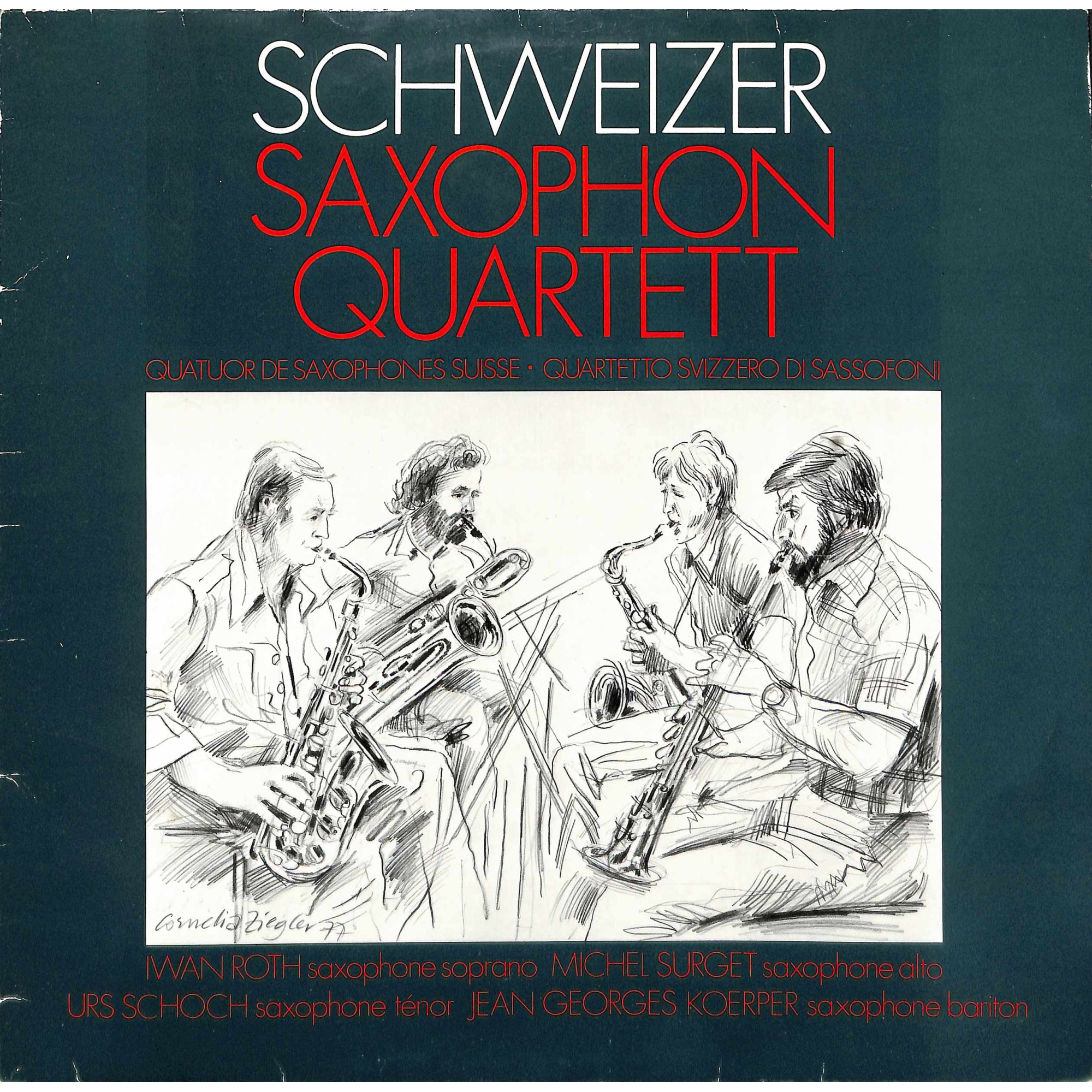 CD-Kopie von Vinyl: Schweizer Saxophon Quartett CD-Kopie von Vinyl: Schweizer Saxophon Quartett