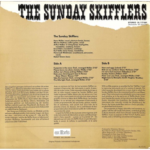 CD-Kopie von Vinyl: The Sunday Skifflers - On any day of the week - 1976
