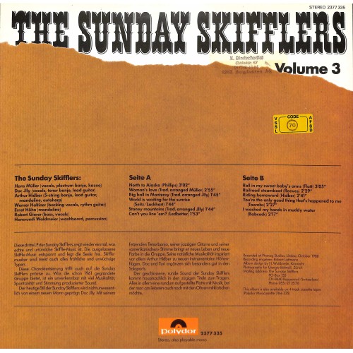 CD-Kopie von Vinyl: The Sunday Skifflers - Volume 3 