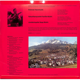 CD-Kopie von Vinyl: Krienser Hausmusik, Fam. Bürkli, LK Sepp Bürkli