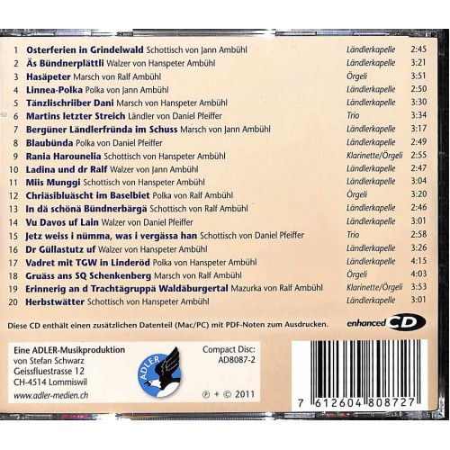 CDÄs Bünder Plättli - Ländlerkapelle Vadret