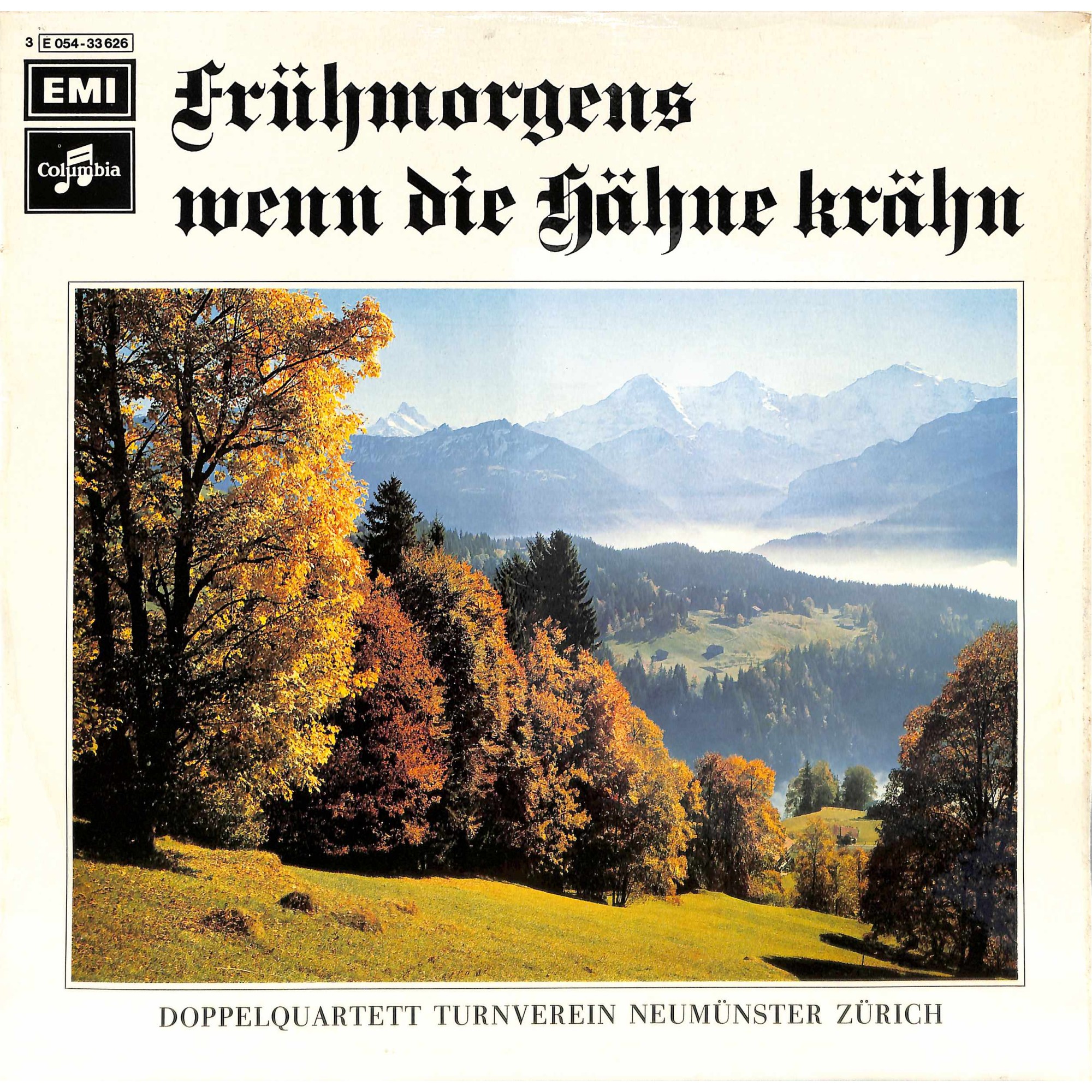 CD-Kopie von Vinyl: Doppelquartett Turnverein Neumünster Zürich - Frühmorgens wenn die Hähne krähen CD-Kopie von Vinyl: Doppelquartett Turnverein Neumünster Zürich - Frühmorgens wenn die Hähne krähen