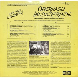 CD-Kopie von Vinyl: Oberhasli Ländlerfrinde - Mier heis Luschtig! -1986 CD-Kopie von Vinyl: Oberhasli Ländlerfrinde - Mier heis Luschtig! -1986