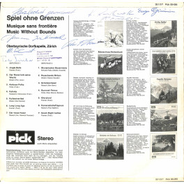 CD-Kopie von Vinyl: Oberbayrische Dorfkapelle Zürich - Spiel ohne Grenzen - 1969