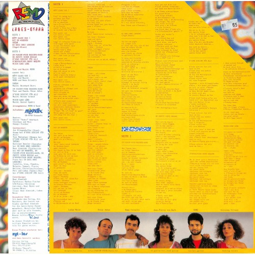 CD-Kopie von Vinyl: Remo & Band - Läbes-Gfaar 