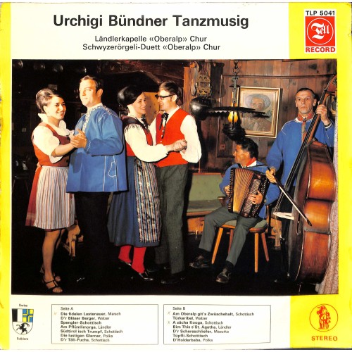 CD-Kopie von Vinyl: LK Oberalp Chur, SD Oberalp Chur - Urchigi Bündner Tanzmusig