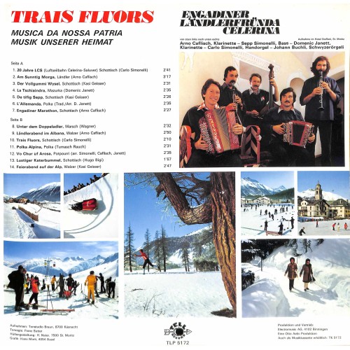CD-Kopie von Vinyl: Engadiner Ländlerfründa Celerina - Trais Fluors