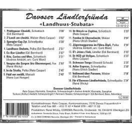 CD-Kopie: Landhuus-Stubata Davoser Ländlerfründa