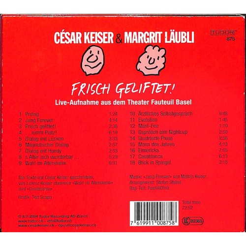 CD: Frisch geliftet - Keiser Cesar & Läubli Marg