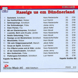 CD Ländlerkapelle Via Mala LK Scalära - Rassigs us em Bündnerland - 1993