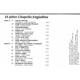 CD 18 Jahre Chapella Engiadina mit Peter Zinsli und Domenic Janett