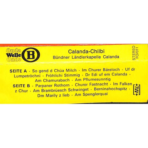 CD Bündner Ländlerkapelle Calanda - Calanda-Chilbi
