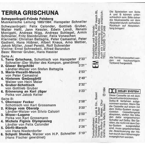 CD Schwyzerörgeli-Fründa Felsberg - Terra Grischuna