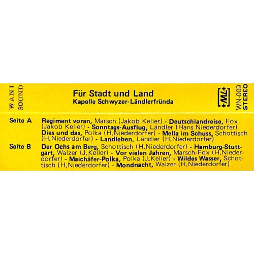 CD d'Chilchschwand-Jodler mitt Kiser-Kunz, Matthorn u.a.