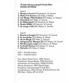 CD 10 Jahre Schwyzerörgeli Fründe Bärn - Musig us Freud