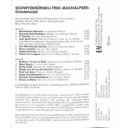 CD Schwyzerörgeli-Trio Bachalpsee Grindelwald - 1988
