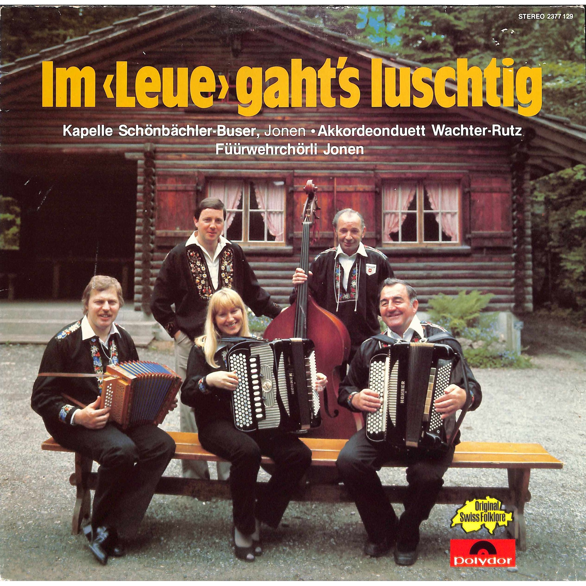 CD-Kopie von Vinyl: Im Leue gaht's luschtig - Schönbächler-Buser, Wachter-Rutz CD-Kopie von Vinyl: Im Leue gaht's luschtig - Schönbächler-Buser, Wachter-Rutz