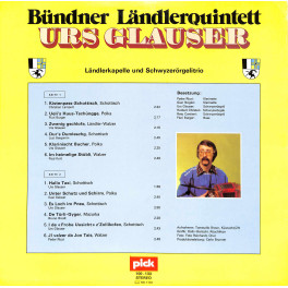 CD-Kopie von Vinyl: Bündner Ländlerquintett Urs Glauser - 1977 - PICK 100-133