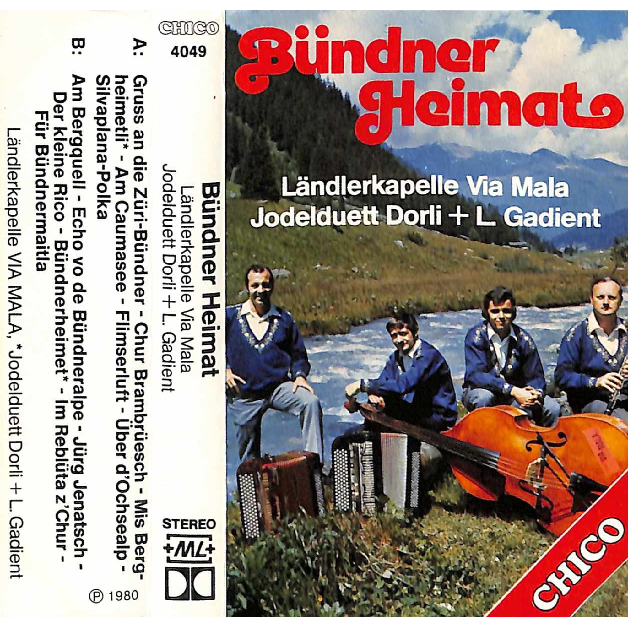 CD Ländlerkapelle Via Mala mit Dorli und L. Gadient - Bündner Heimat CD Ländlerkapelle Via Mala mit Dorli und L. Gadient - Bündner Heimat