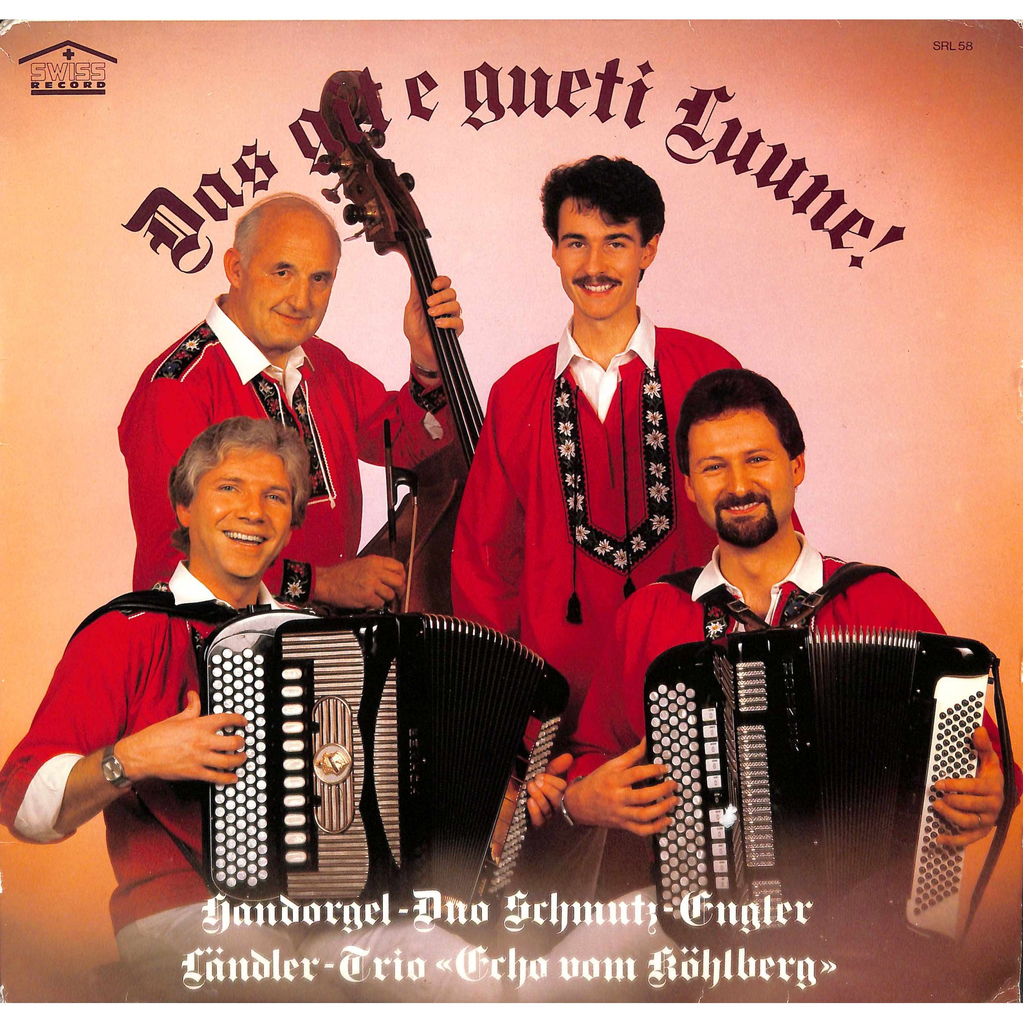 CD-Kopie von Vinyl: Handorgel-Duo Schmutz-Engler, Ländler-Trio Echo vom Kühlberg - 1986 CD-Kopie von Vinyl: Handorgel-Duo Schmutz-Engler, Ländler-Trio Echo vom Kühlberg - 1986