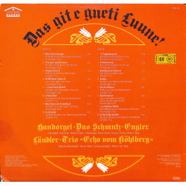 CD-Kopie von Vinyl: Handorgel-Duo Schmutz-Engler, Ländler-Trio Echo vom Kühlberg - 1986