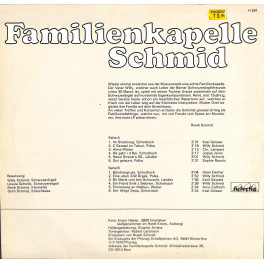 CD-Kopie von Vinyl: Familienkapelle Schmid - 1979