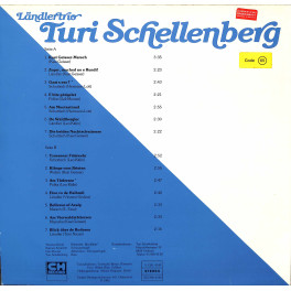 CD-Kopie von Vinyl: Ländlertrio Turi Schellenberg mit Ueli Mooser - 1983