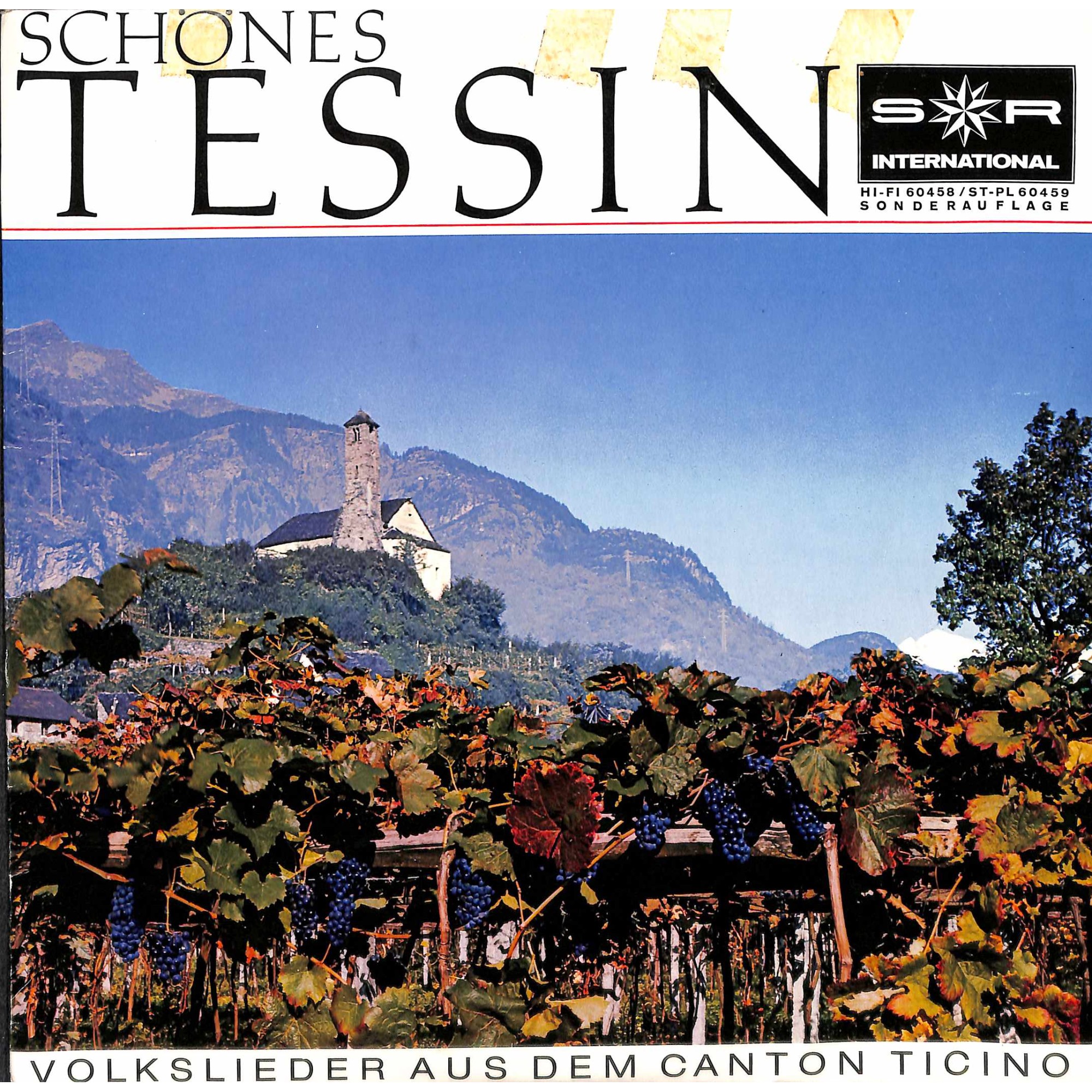 CD-Kopie von Vinyl: Volkslieder aus dem Canton Ticino - Schönes Tessin CD-Kopie von Vinyl: Volkslieder aus dem Canton Ticino - Schönes Tessin