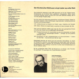 CD-Kopie von Vinyl: Der Kirchenchor Wolhusen singt Lieder aus allter Welt