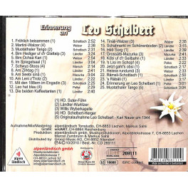 CD-Kopie: Erinnerung an Leo Schelbert - Leo Schelbert