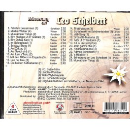 CD-Kopie: Erinnerung an Leo Schelbert - Leo Schelbert CD-Kopie: Erinnerung an Leo Schelbert - Leo Schelbert