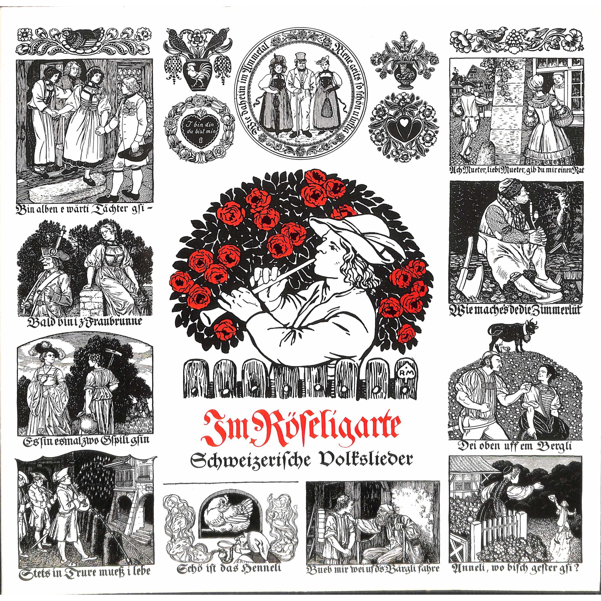 CD-Kopie von Vinyl: Im Röseligarte - Schweizerische Volkslieder 1976 CD-Kopie von Vinyl: Im Röseligarte - Schweizerische Volkslieder 1976