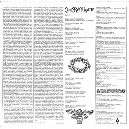 CD-Kopie von Vinyl: Im Röseligarte - Schweizerische Volkslieder  1976