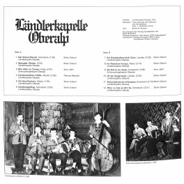 CD-Kopie von Vinyl: Ländlerkapelle Oberalp - 1. LP 1975