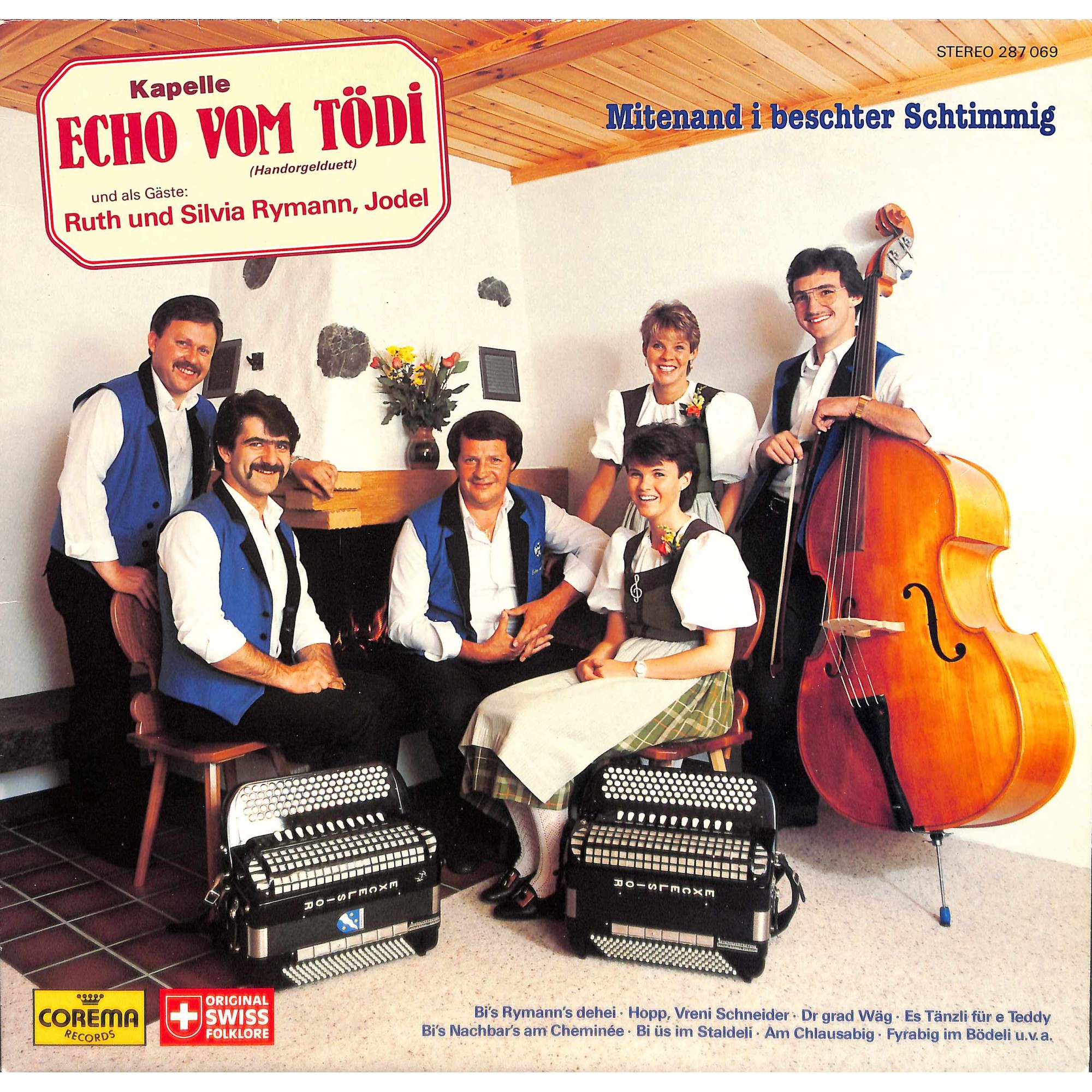 CD-Kopie von Vinyl: Echo vom Tödi mit Ruth und Silvia Rymann - Mitenand i beschter Schtimmig - 1987 CD-Kopie von Vinyl: Echo vom Tödi mit Ruth und Silvia Rymann - Mitenand i beschter Schtimmig - 1987