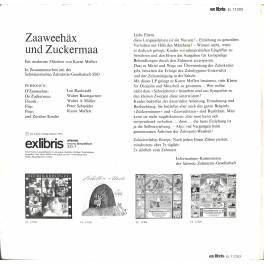 LP + CD: Zaaweehäx und Zuckermaa - Karen Meffert - 1974