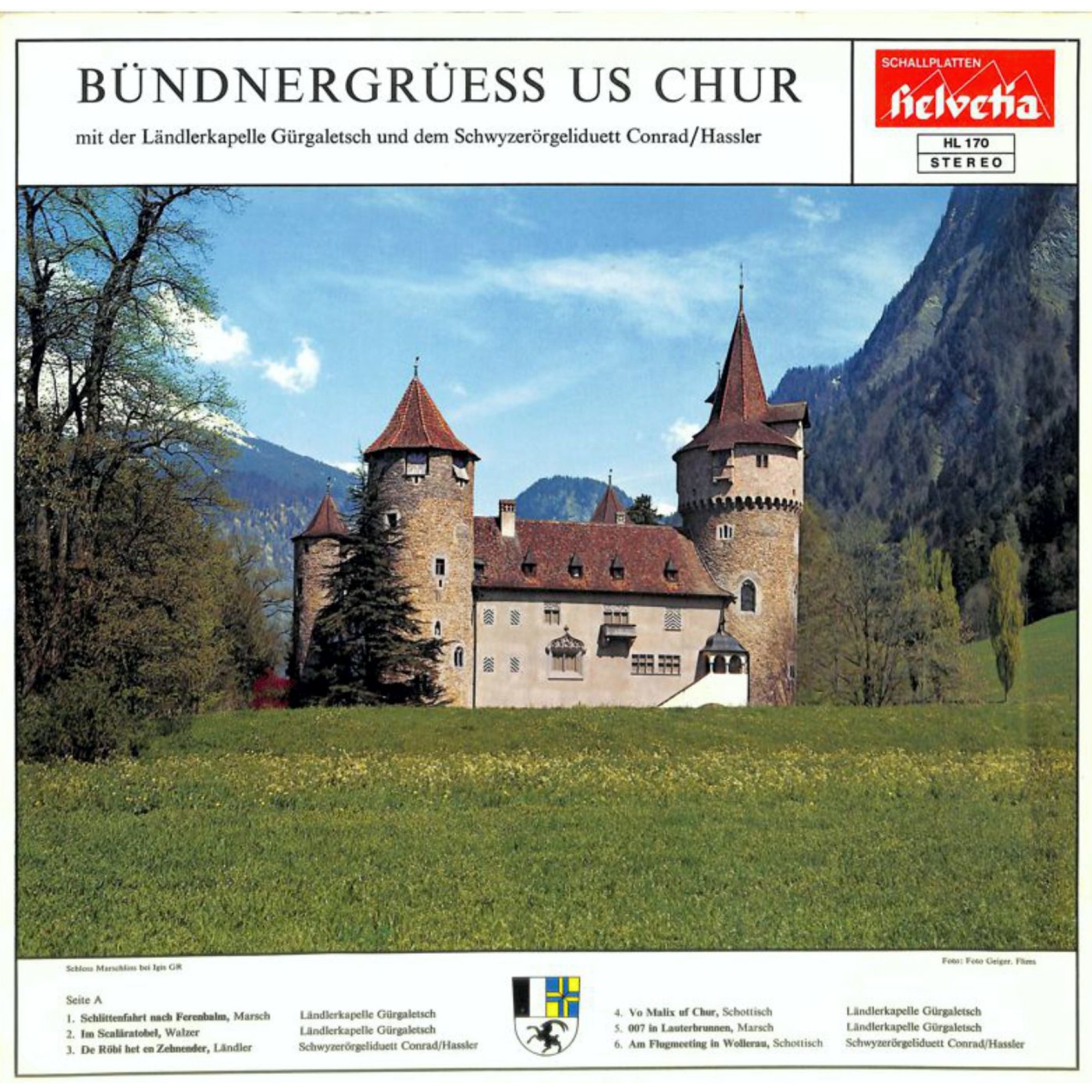 CD-Kopie von Vinyl: LK Gürgaletsch, SD Conrad-Hassler - Bündnergrüess us Chur CD-Kopie von Vinyl: LK Gürgaletsch, SD Conrad-Hassler - Bündnergrüess us Chur