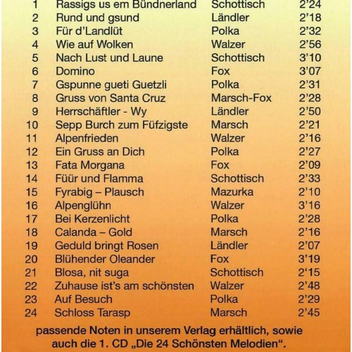 Noten mit CD: Die schönsten Melodien von Hans Niederdorfer - Folge 2