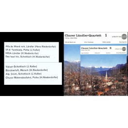 CD-Kopie von EP Vinyl: Churer Ländler-Quartett 1 + 2, Ltg Jakob Keller