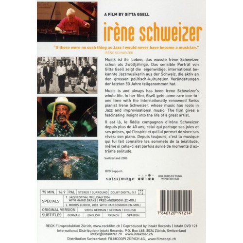 DVD Irene Schweizer - Portrait