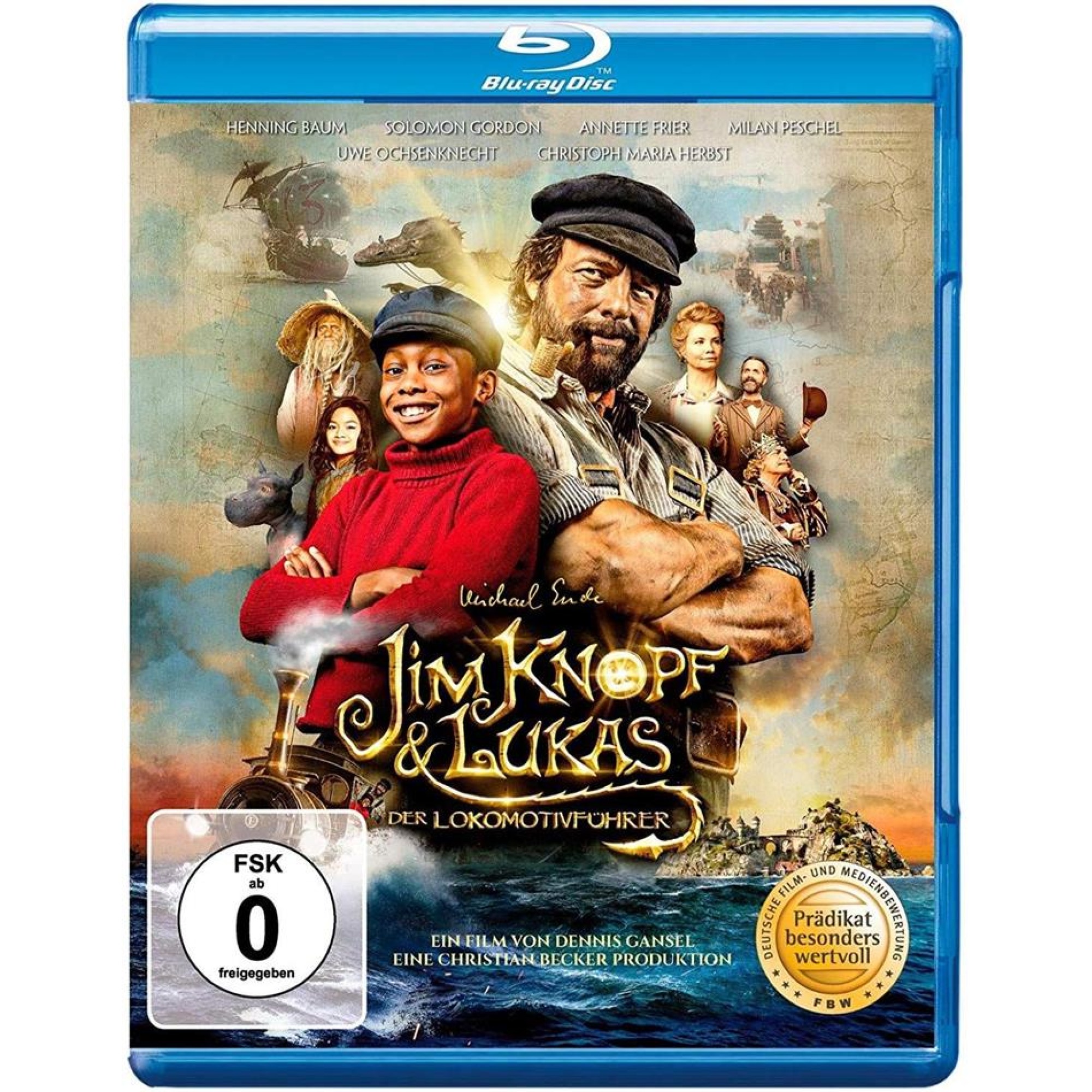 DVD / Blue Ray: Jim Knopf und Lukas der Lokomotivführer 2018 DVD / Blue Ray: Jim Knopf und Lukas der Lokomotivführer 2018