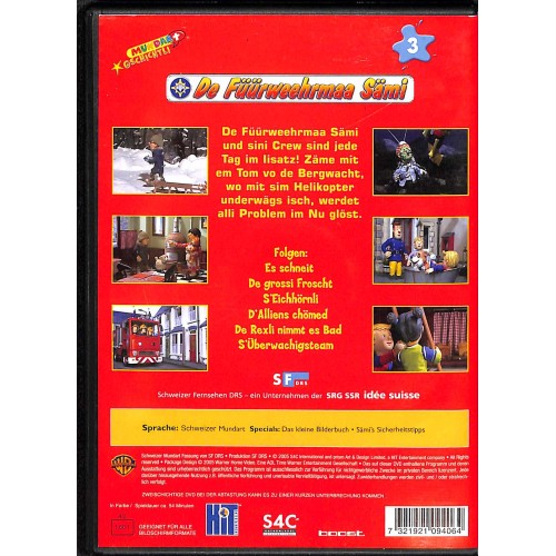 DVD De Füürweehrmaa Sämi - Die schpannendschte Gschichte  3