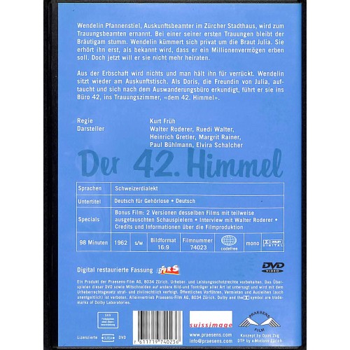 DVD Der 42. Himmel - Komödie von Kurt Früh