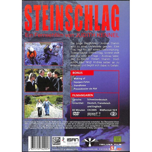 DVD Steinschlag - Fernsehfilm SF DRS