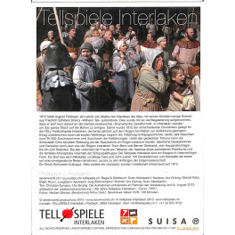 DVD Tellspiele Interlaken - Regie Sven Allenbach  (2013)