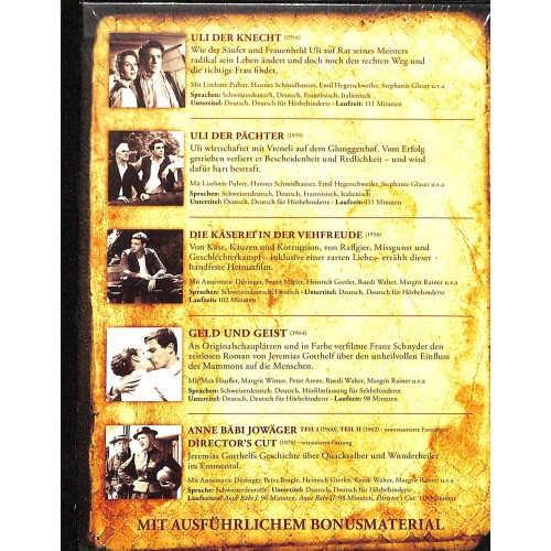 DVD Jeremias Gotthelfs Meisterwerke - 6 DVD's
