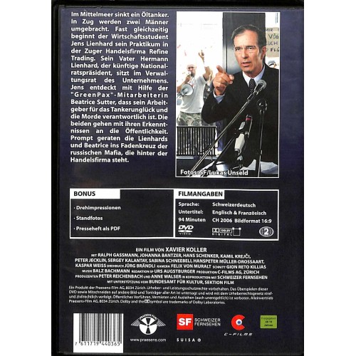 DVD Havarie - von Xavier Koller