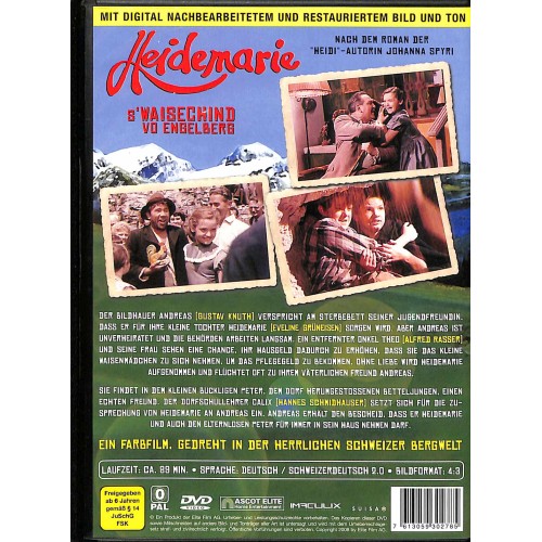 DVD Heidemarie s'Waisechind vo Engelberg - von Johanna Spyri